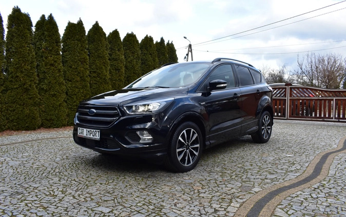 Ford Kuga cena 73500 przebieg: 118357, rok produkcji 2018 z Stoczek Łukowski małe 781